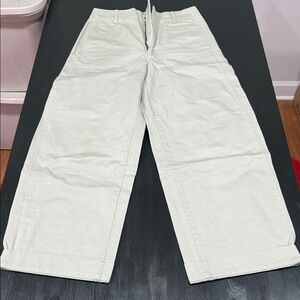 Uniqlo U Women’s Sage green Wide leg cotton Pants